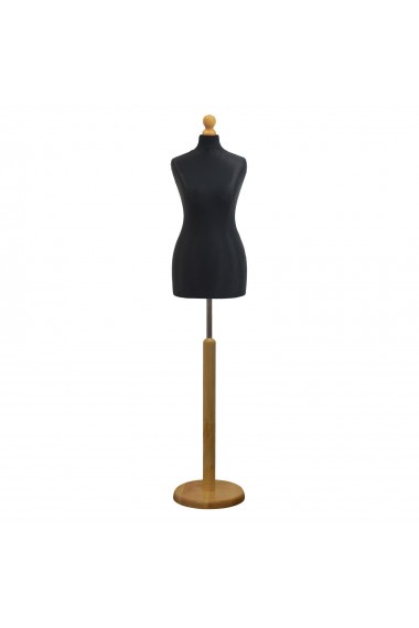 Deluxe Female Tailor's Dummy Size 16/18 Black