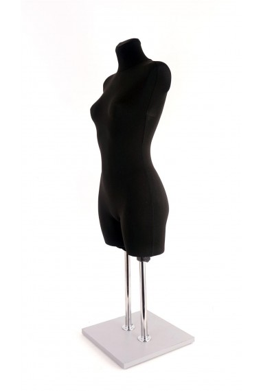 Female Tailor's Dummy Torso With Leg Size 16/18 Black