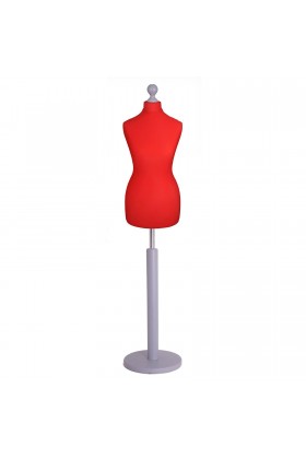 Deluxe Female Tailor's Dummy Size 10/12 Red
