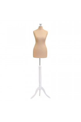 Deluxe Female Tailor's Dummy Size 10/12 Cream