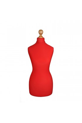 Female Tailor's Dummy Torso Size 8/10 Red