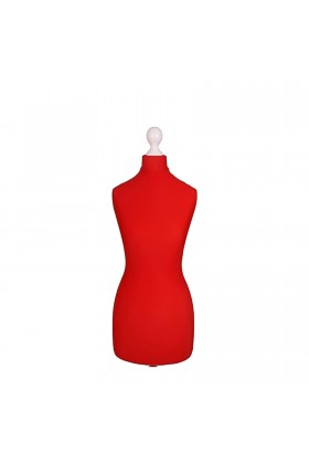 Female Tailor's Dummy Torso Size 8/10 Red