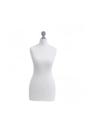 Female Tailor's Dummy Torso Size 12/14 White