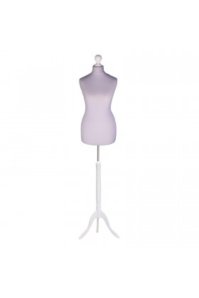 Female Tailor's Dummy Size 12/14 Silver