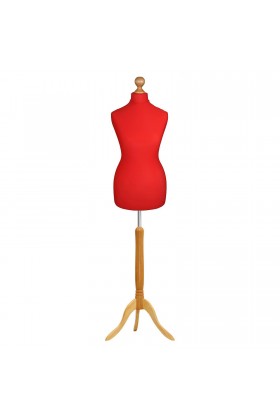 Female Tailor's Dummy Size 14/16 Red